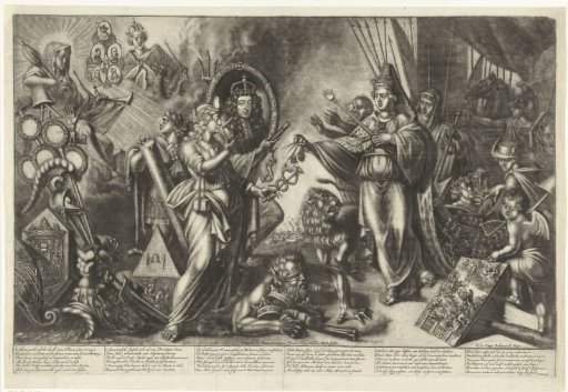 Allegory on the Arrival of the Prince of Orange in England, 1688