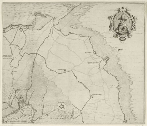 Siege and capture of 's-Hertogenbosch by Frederik Hendrik, 1629, (sheet top right)