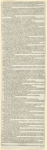 Siege and capture of 's-Hertogenbosch by Frederick Henry, 1629, (text sheet)