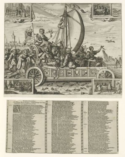 Flora's Mallewagen, 1637