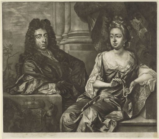 Portrait of William III, Prince of Orange, and Mary II Stuart