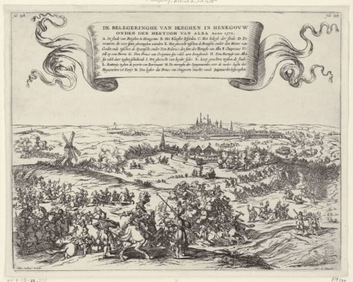 Alva besieges Bergen in Hainaut, 1572