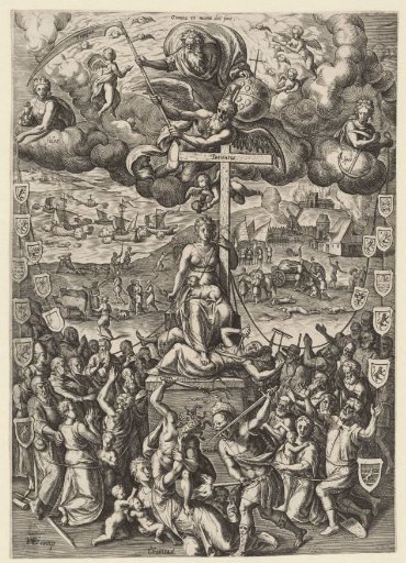 Patience holds the seventeen provinces together during the war, ca. 1575
