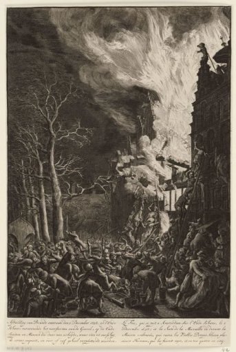 Fire on the Oude Schans in Amsterdam, 1658