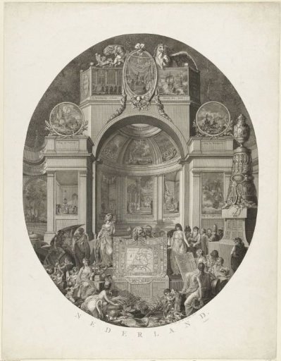 Allegory on the glorious history of the Netherlands