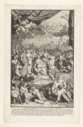 Allegory in which History writes history