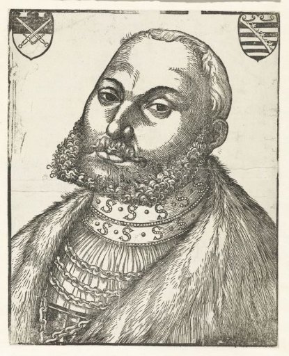 Portrait of Johan Frederik I (Johan Frederik the Magnanimous), Duke of Saxony