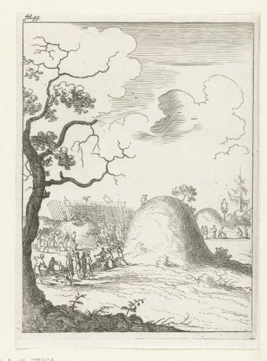 Construction of burial mounds