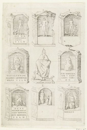 Altars with Nehalennia and other gods