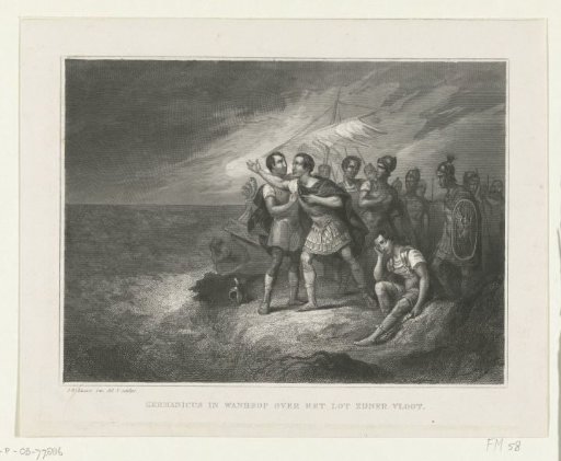 Roman General Germanicus Mourns the Loss of His Fleet, 17