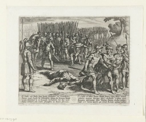 Claudius Civilis Is Captured and His Brother Paulus Beheaded, 69-70