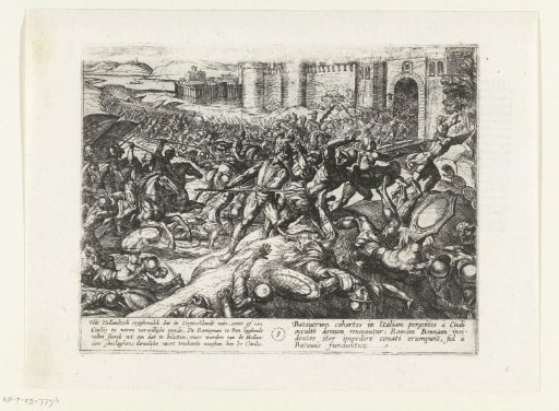 Germans Come to Help Civilis Defeat the Romans at Bonn, 69-70