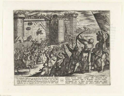 New attack on a Roman fortress, 69-70