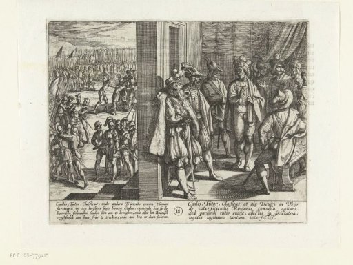 Secret meeting of Civilis with leaders of the Teviri, 69-70