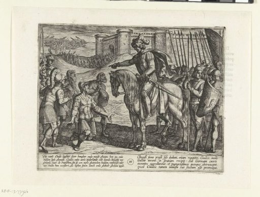Exhausted Roman soldiers beg Civilis for mercy, 69-70