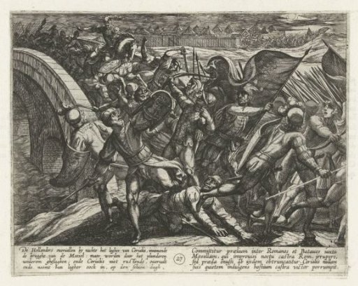 Romans defeated in a surprise attack on their camp on the Moselle, 69-70