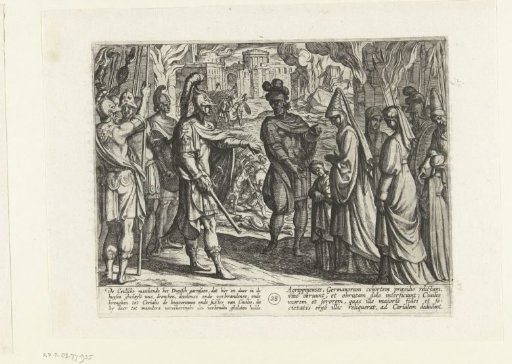 Wife and sister of Civilis brought before Cerialis, 69-70