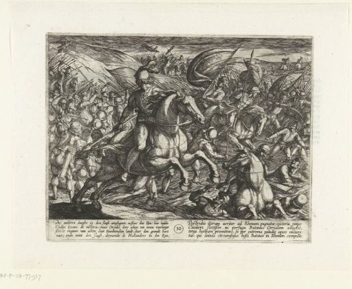Cerialis drives the Batavians into the Rhine, 69-70