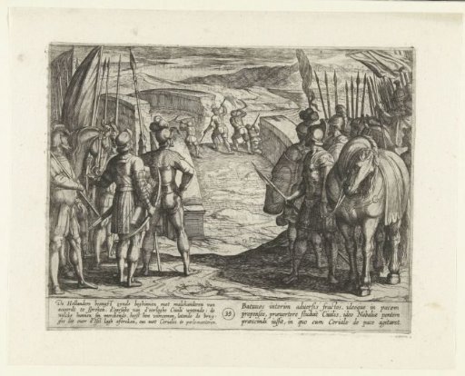Batavians break the bridge over the IJssel, 69-70