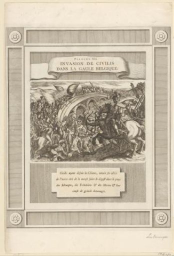 Civilis's troops cross the Meuse, 69-70