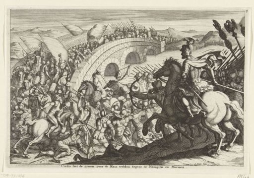 Civilis's troops cross the Meuse, 69-70