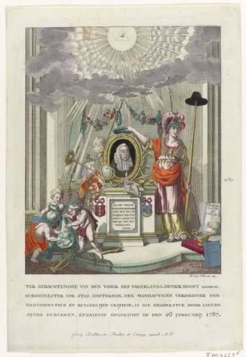 Monument for Hendrik Danielsz. Hooft, 1787