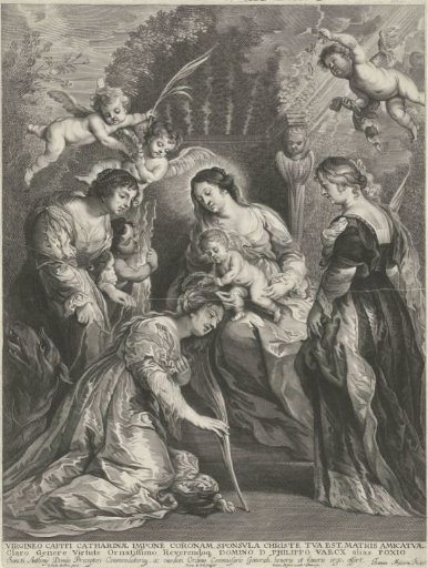 The Christ Child Crowns Saint Catherine