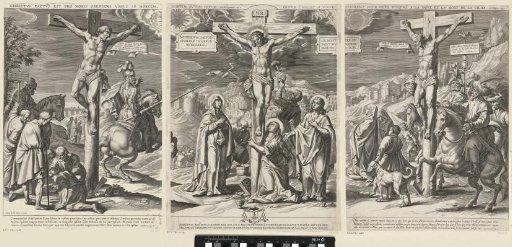 The Crucifixion of Christ, Left Panel