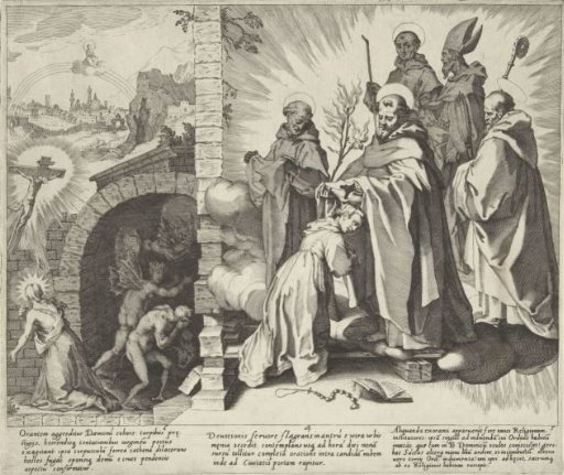 Catherine Praying / Vision of Catherine / Catherine Becomes a Dominican Nun