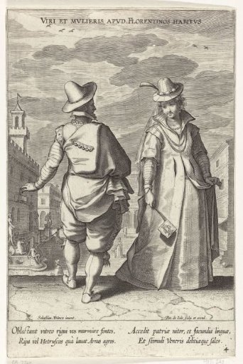 Couple, dressed according to the fashion of Florence, ca. 1610