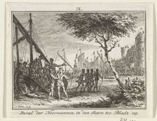 Invasion of the Vikings in 810