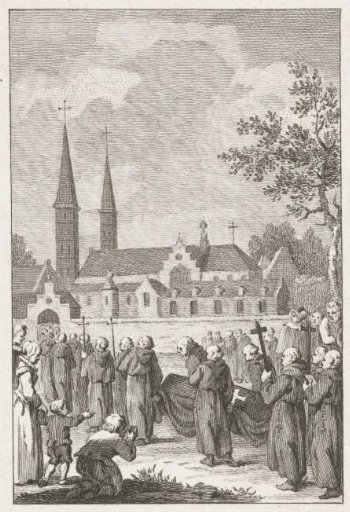 Burial of Saint Jerome of Noordwijk at Egmond, ca. 983-988