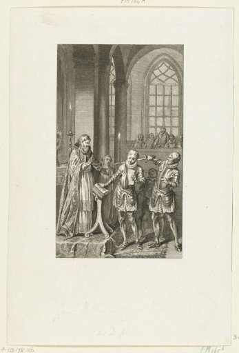 Count William II made a knight, 1248