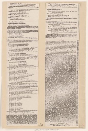 Funeral procession of Prince Maurice in 1625, text sheets 7-12