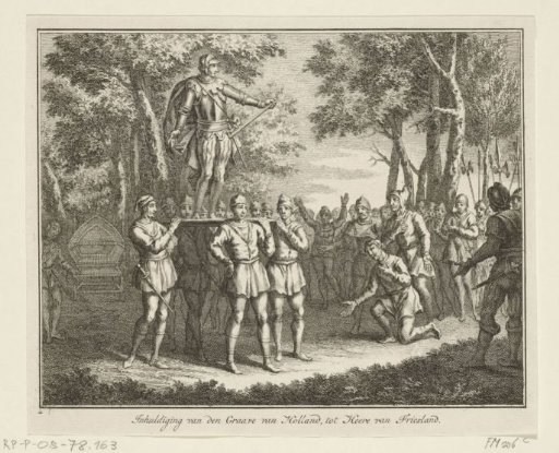 Willem III invested as Lord of Friesland, 1328