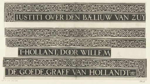Ornamental border with title