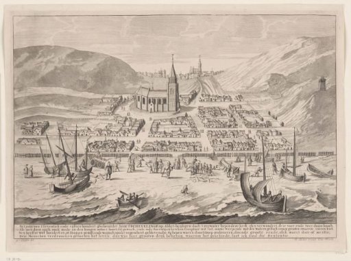 View of Scheveningen before the All Saints' Flood of 1570