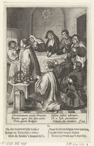 The host is administered to the sick, 2