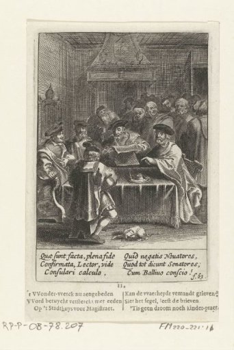 Council meeting in which the miracle is sealed, 11
