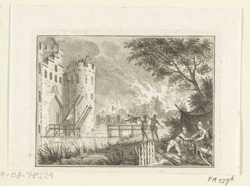 Destruction of the Hook castles, 1350