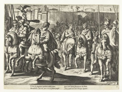 Emperor Charles V makes peace with Francis I of France to fight the Turks together, 1547