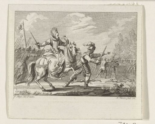 Jacoba of Bavaria takes command of the Hooks, ca. 1430