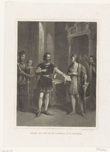 Charles the Bold and Louis XI at Péronne, 1468