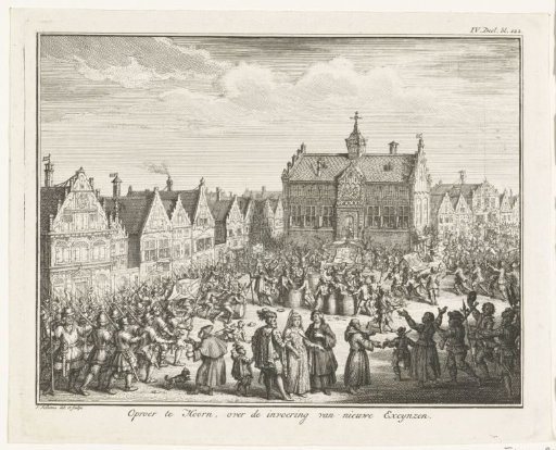 Riot in Hoorn over the introduction of new excise duties on beer, 1470