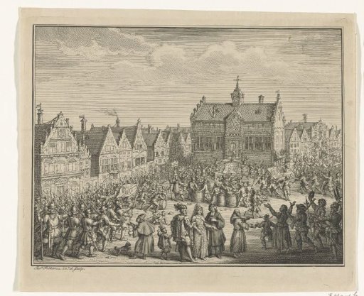 Riot in Hoorn over the introduction of new excise duties on beer, 1470