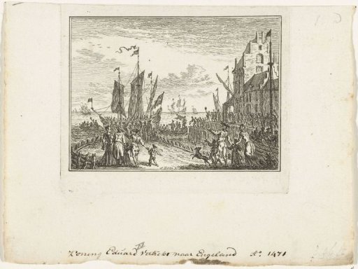 King Edward IV departs for England, 1471