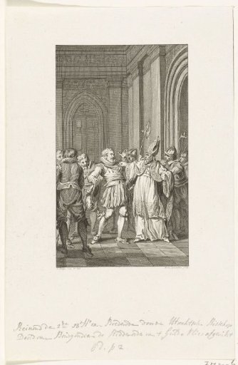 Reinoud II of Brederode, the Order of the Golden Fleece is torn from him by the Bishop of Utrecht, 1470