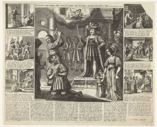 Judgment of Charles the Bold concerning the Governor of Zeeland, ca. 1474