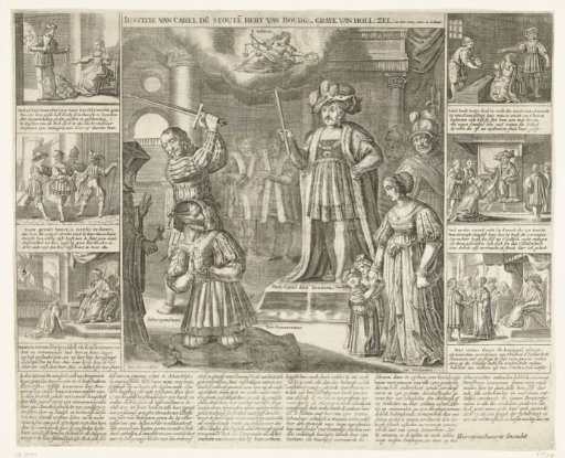 Judgment of Charles the Bold concerning the Governor of Zeeland, ca. 1474