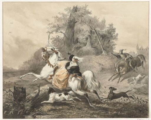 Maria of Burgundy falls from her horse, 1482